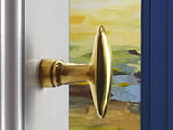 almond doorknob